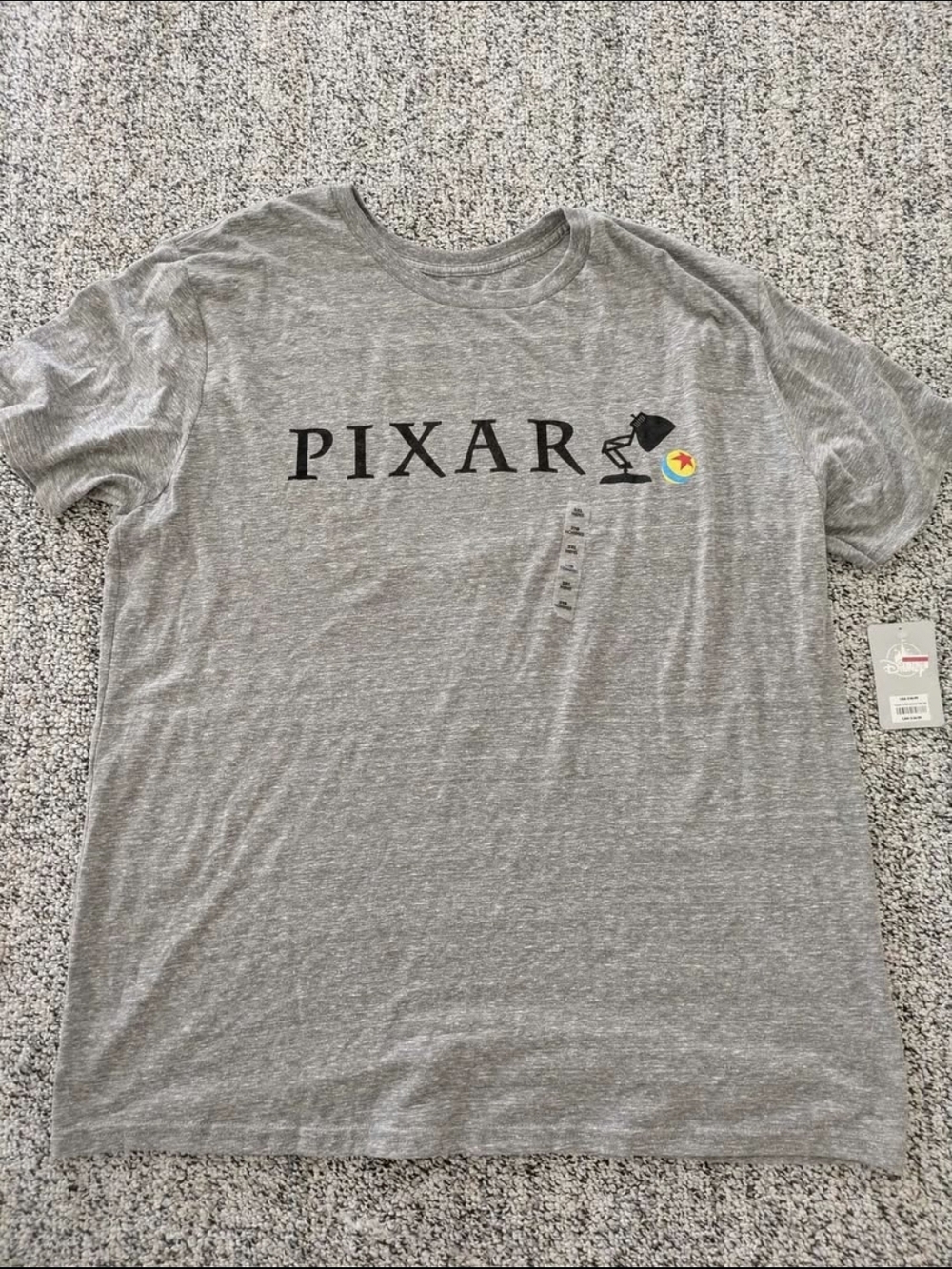 NWT Pixar Luxo Jr. Ball Logo T-shirt Featuring The Iconic Animated Lamp & Ball